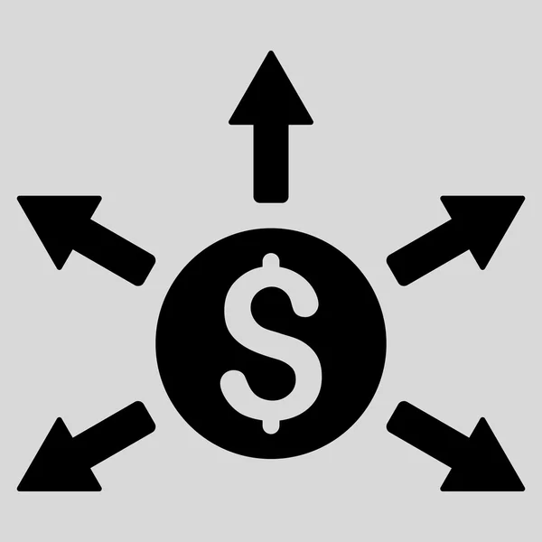 Cashout Flat Glyph Icon — Stock Photo, Image