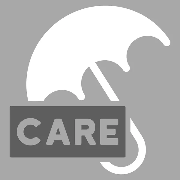 Care Umbrella Flat Glyph Icon — Stock Photo, Image