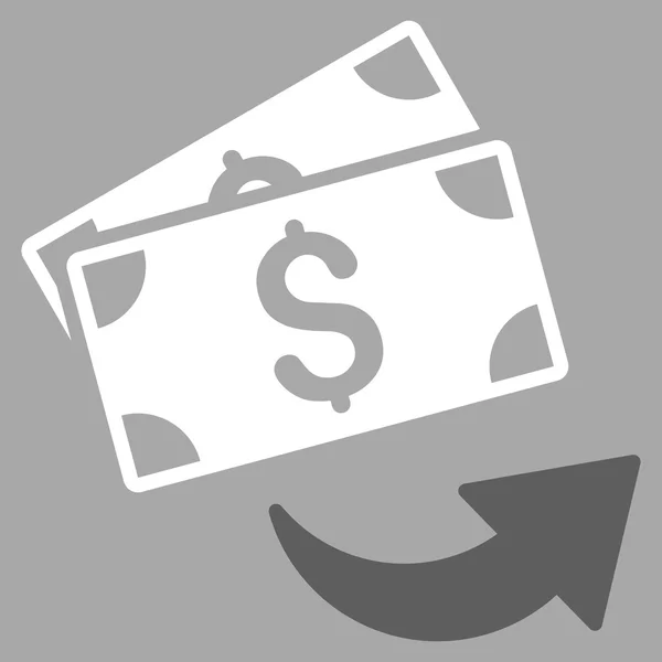 Enviar dinero Flat Glyph Icon —  Fotos de Stock