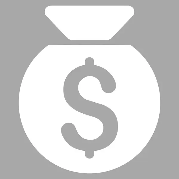 Ikona finansowych kapitał płaskie glifów — Zdjęcie stockowe