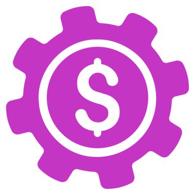 Ödeme seçenekleri düz glif simgesi