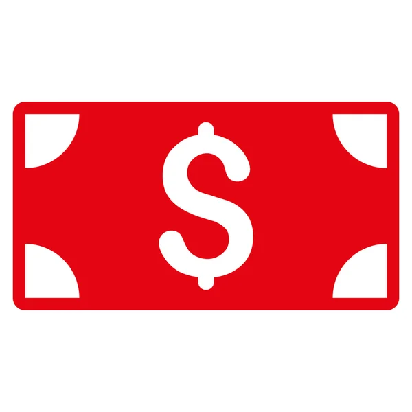 Dollar bankbiljet Flat Glyph pictogram — Stockfoto