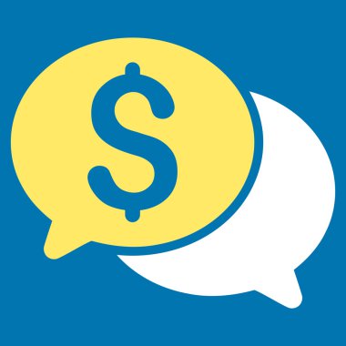 Mali iletileri düz vektör simgesi