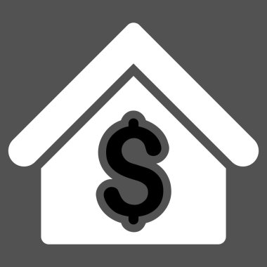 Ev kira düz vektör simgesi