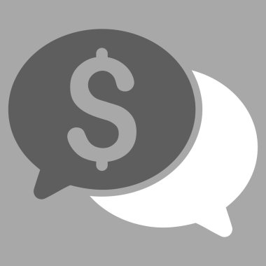 Mali iletileri düz vektör simgesi