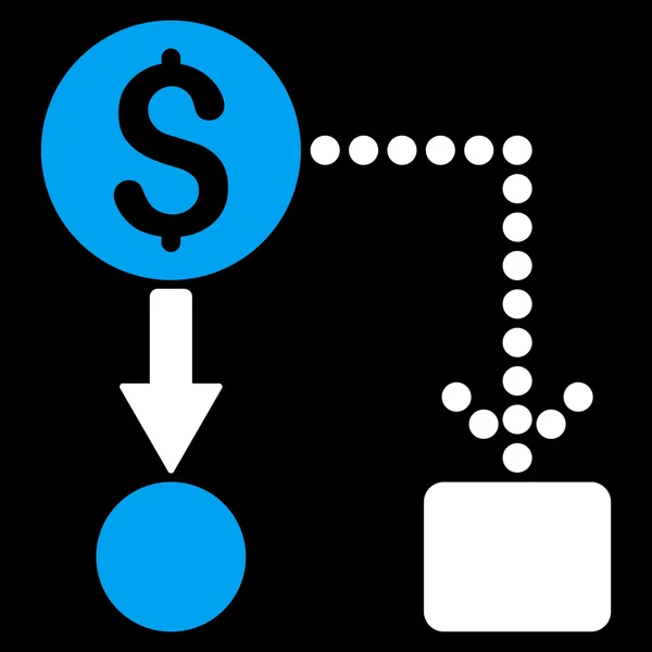 Cashflow Flat Vector Icon — Stock Vector