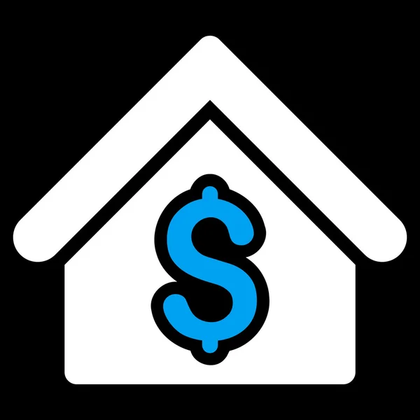 Hoekwoning te huur platte Vector Icon — Stockvector