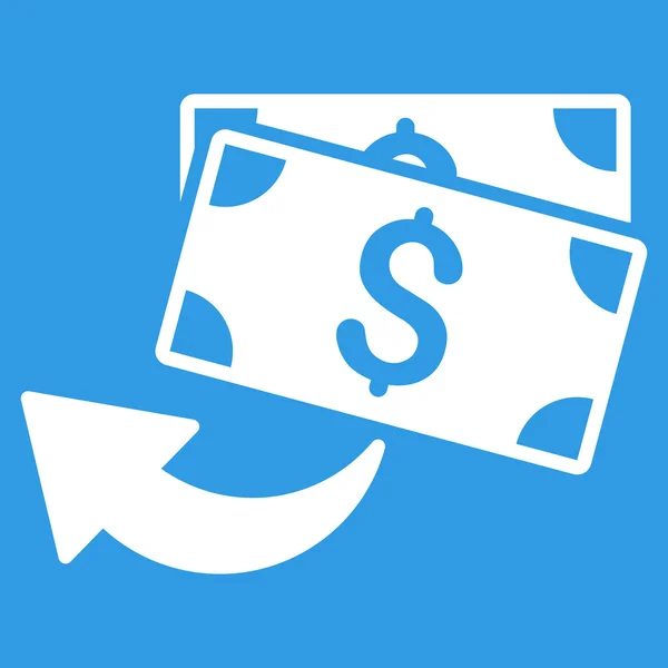 Cashback Icône vectorielle plate — Image vectorielle