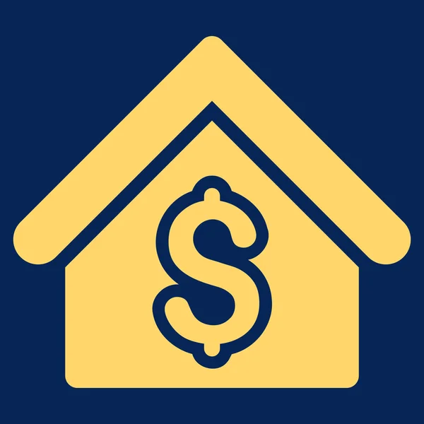 Hoekwoning te huur platte Vector Icon — Stockvector