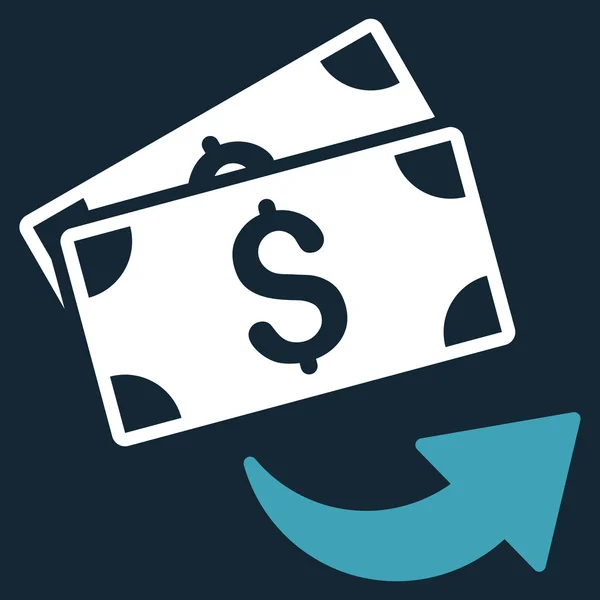 Enviar dinero plano Vector icono — Archivo Imágenes Vectoriales