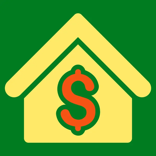 Hoekwoning te huur platte Vector Icon — Stockvector