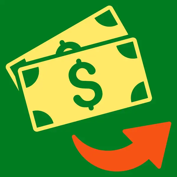 Send Money Flat Vector Icon — Stock Vector