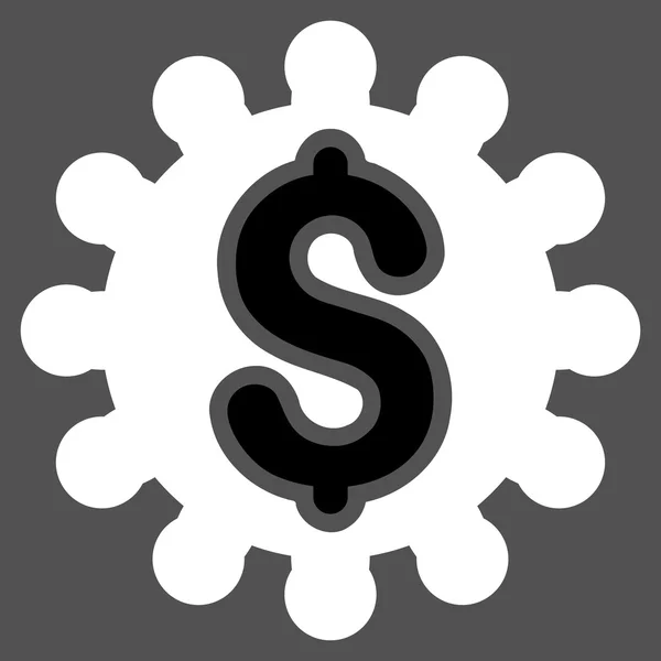 Icona vettoriale piatta di configurazione di pagamento — Vettoriale Stock
