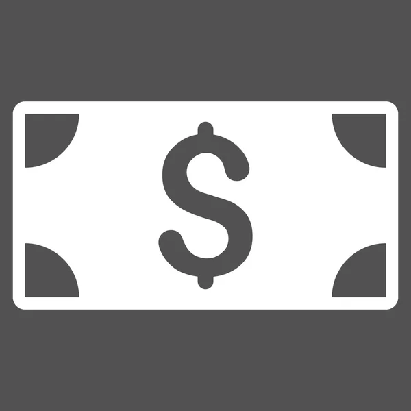 Dollar bankbiljet Flat Vector Icon — Stockvector