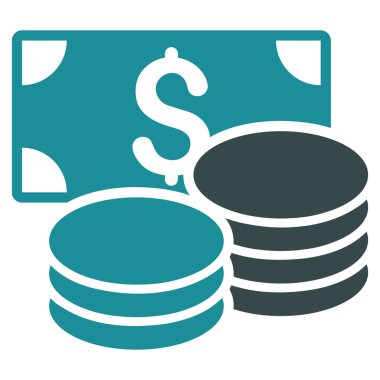 Nakit düz vektör simgesi