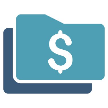 Cüzdan Düz Vektör Simgesi