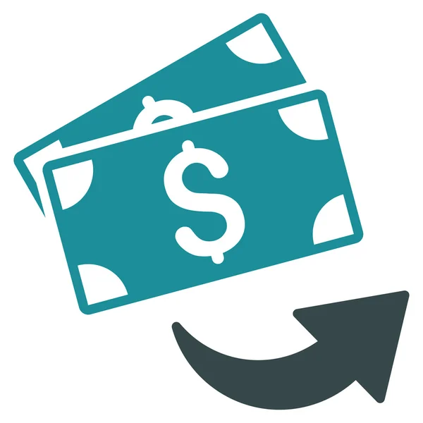 Send Money Flat Vector Icon — Stock Vector