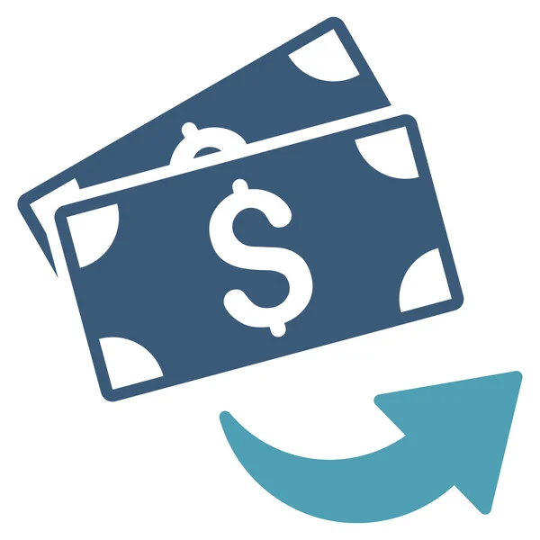 Enviar dinero plano Vector icono — Archivo Imágenes Vectoriales