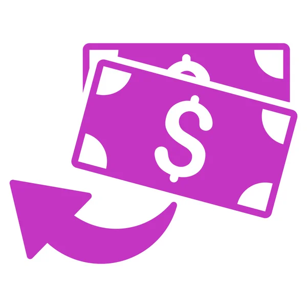 Cashback Flat Vector Icon — Stockvector