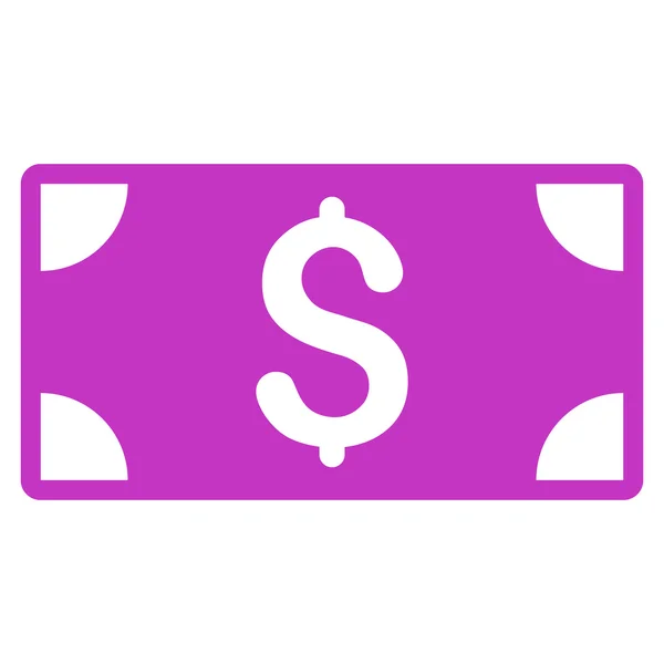 Dollar bankbiljet Flat Vector Icon — Stockvector