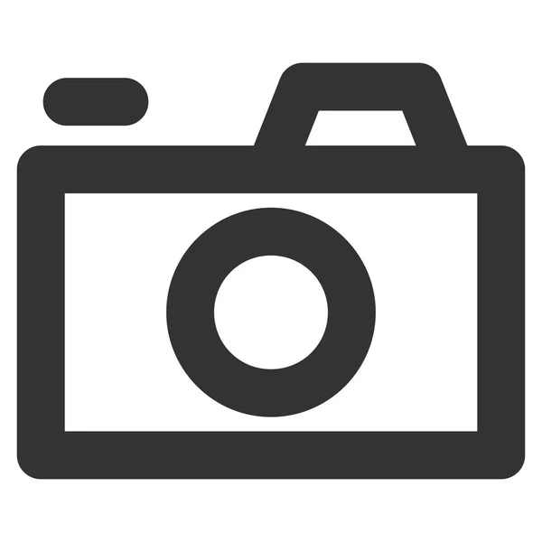 Câmera Stroke Glyph Icon — Fotografia de Stock