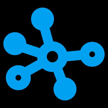 Bağlantıları kontur vektör simgesi