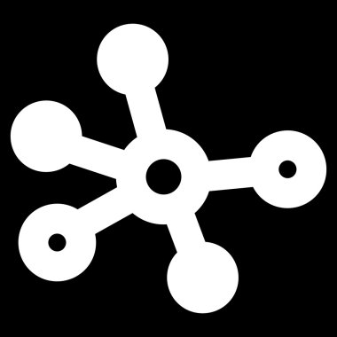 Bağlantıları kontur vektör simgesi