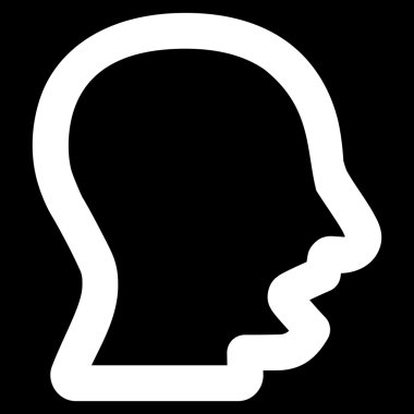 Esneme Kafa vuruşu vektör simgesi