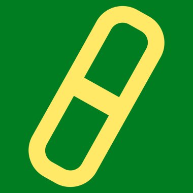 Hap kontur vektör simgesi