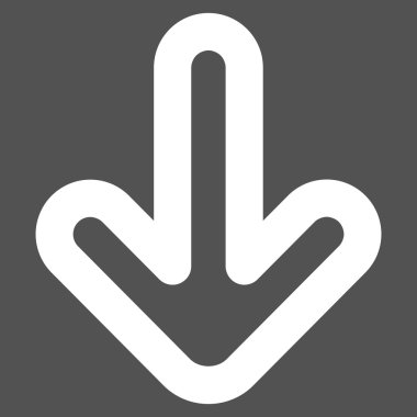 Ok kontur vektör simgesi