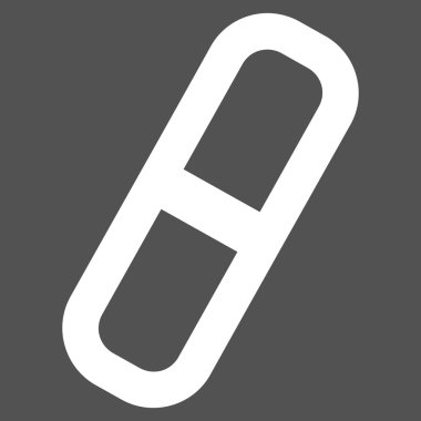 Hap kontur vektör simgesi