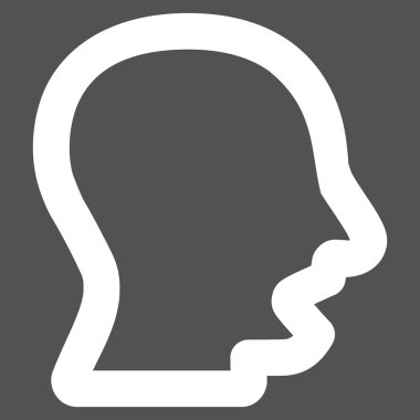 Esneme Kafa vuruşu vektör simgesi