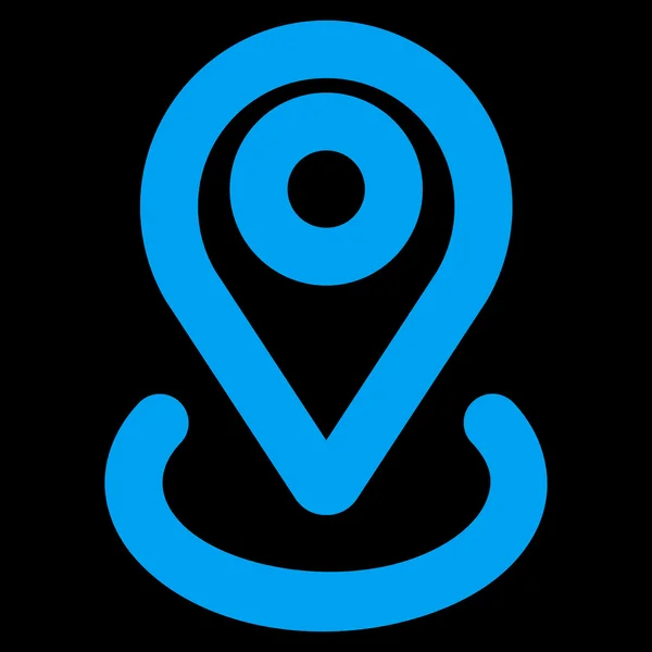 Locatie lijn Vector Icon — Stockvector