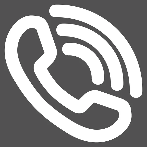 Telefoon Ring lijn Vector Icon — Stockvector