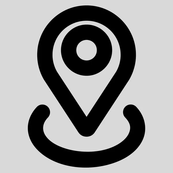 Plats Stroke vektor Icon — Stock vektor