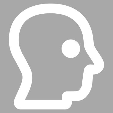 Kafa vuruşu vektör simge profil