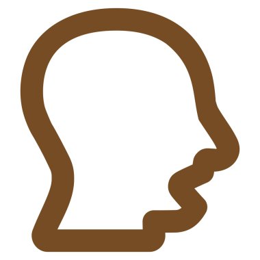 Esneme Kafa vuruşu vektör simgesi