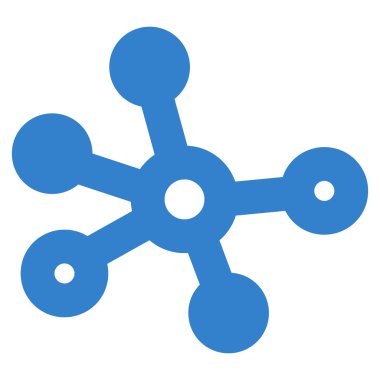 Bağlantıları kontur vektör simgesi