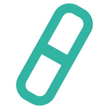 Hap kontur vektör simgesi