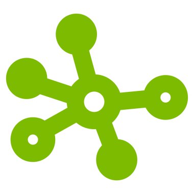 Bağlantıları kontur vektör simgesi