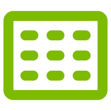 Tablo Kılavuz kontur vektör simgesi