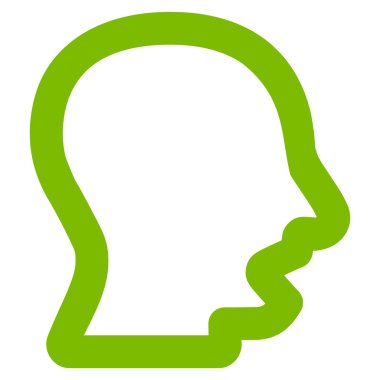 Esneme Kafa vuruşu vektör simgesi