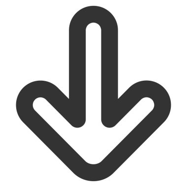 Ok kontur vektör simgesi