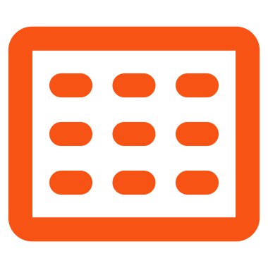 Tablo Kılavuz kontur vektör simgesi