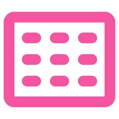 Tablo Kılavuz kontur vektör simgesi