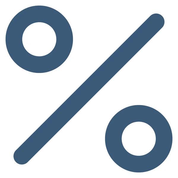 Percentage lijn Vector Icon — Stockvector