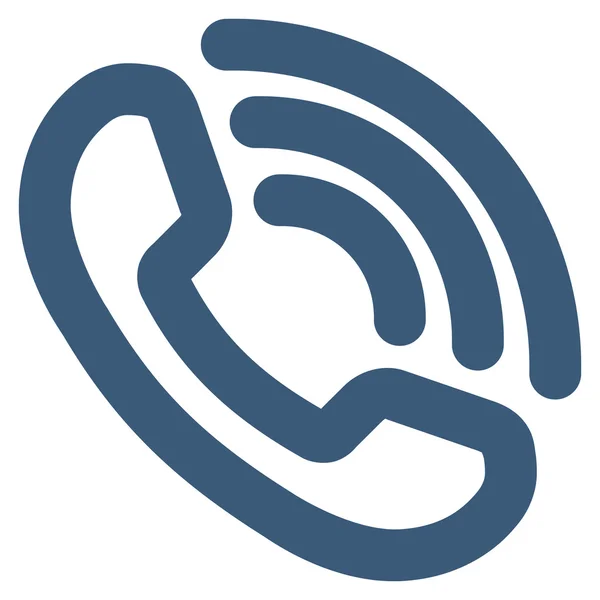 Teléfono anillo accidente cerebrovascular Vector icono — Vector de stock