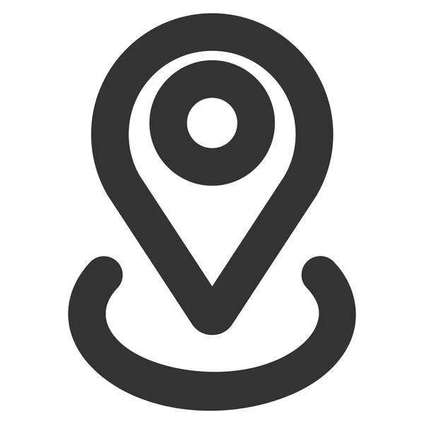 Localização Stroke Vector Icon — Vetor de Stock