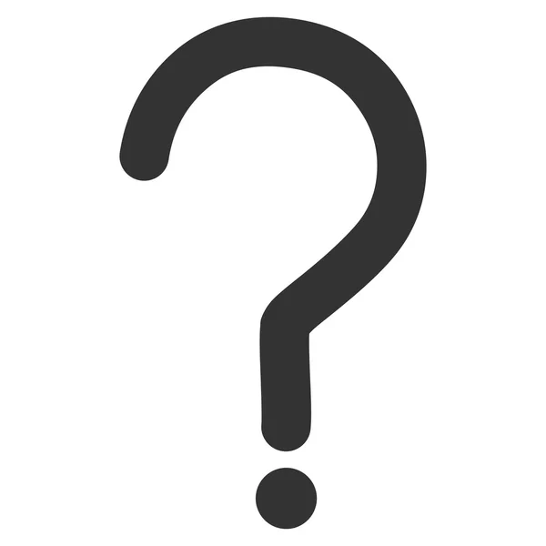 Question Sign Stroke Vector Icon — Stock Vector