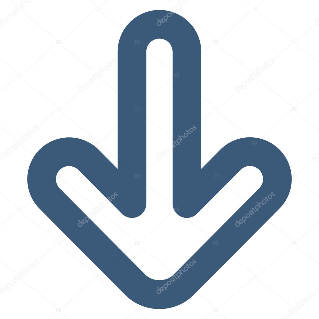 Down Arrow Stroke Vector Icon Stock Vector by ©ahasoft 119592990 Down Arrow Stroke Vector Icon Stock Vector By ©Ahasoft 119592990